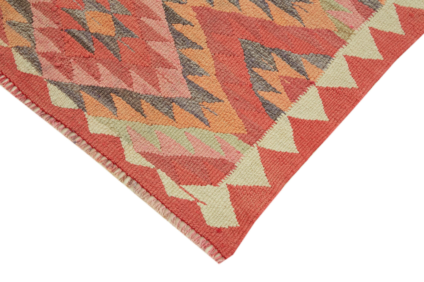 3x10 Multicolor Boho Runner Kilim Rugs - 42801