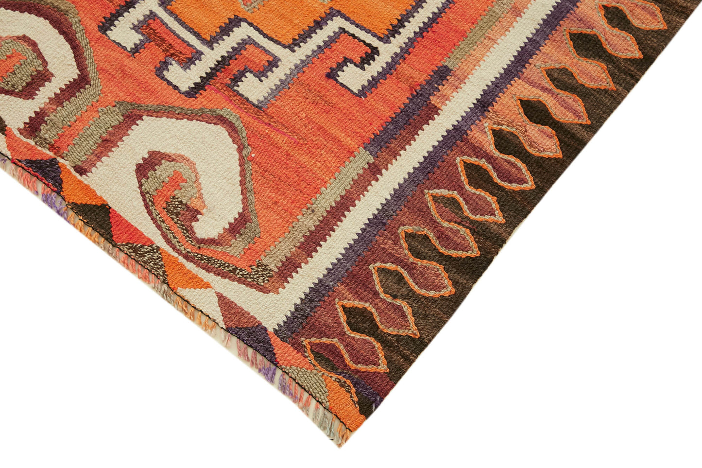 3x12 Multicolor Boho Runner Kilim Rugs - 42811