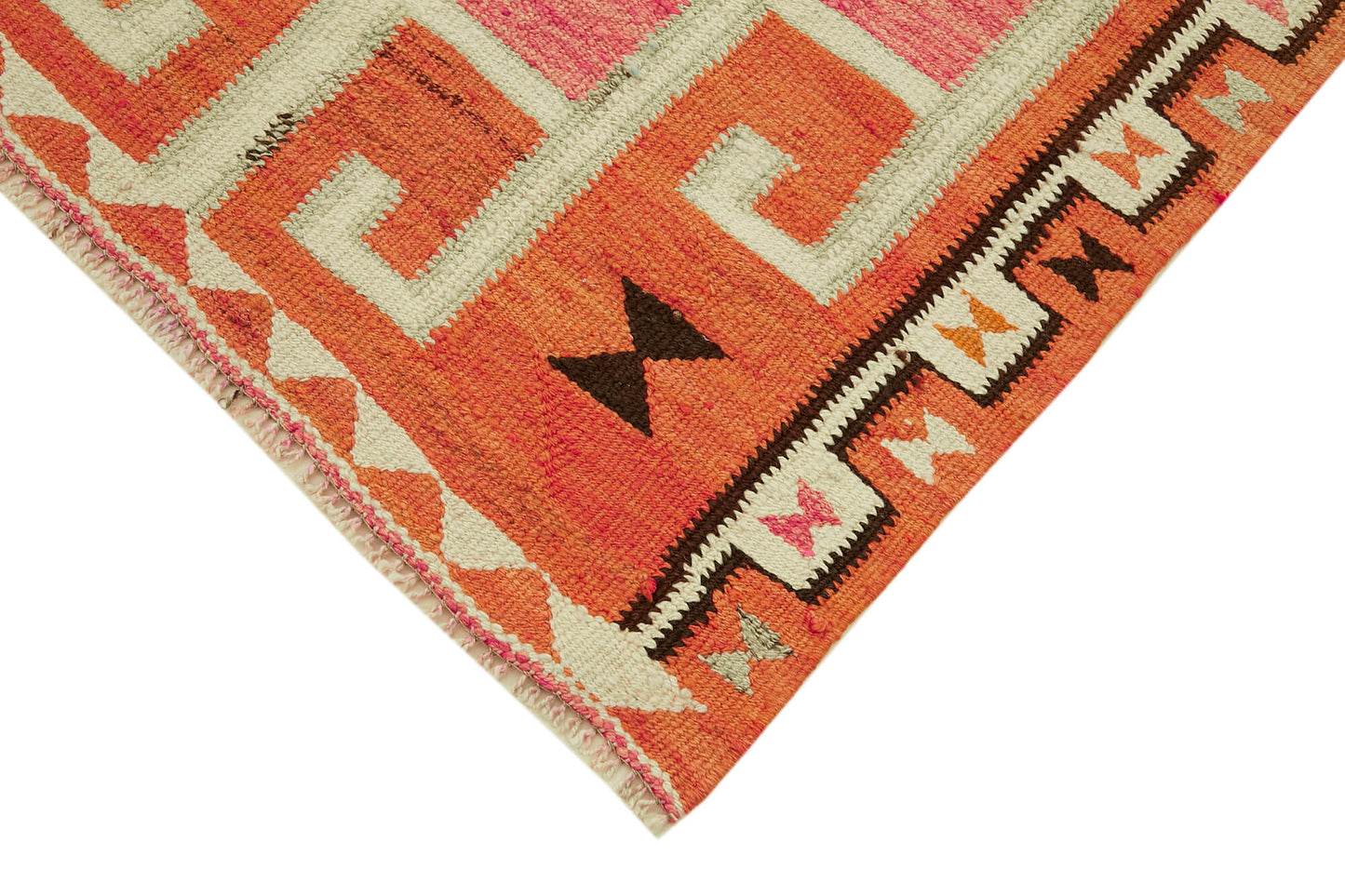 3x11 Multicolor Boho Runner Kilim Rugs - 42815