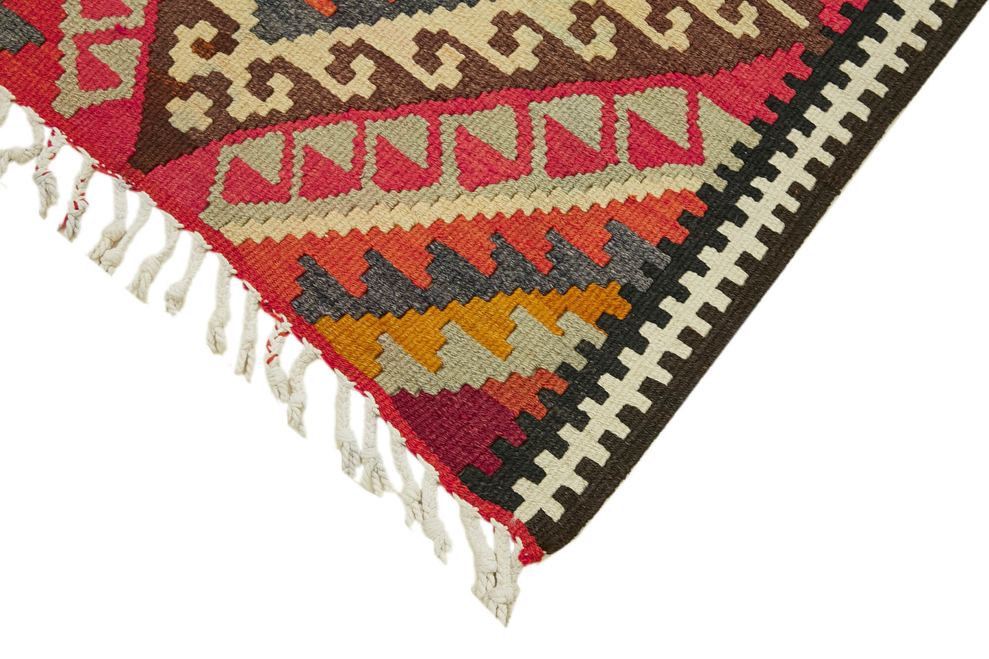3x12 Multicolor Boho Runner Kilim Rugs - 42832