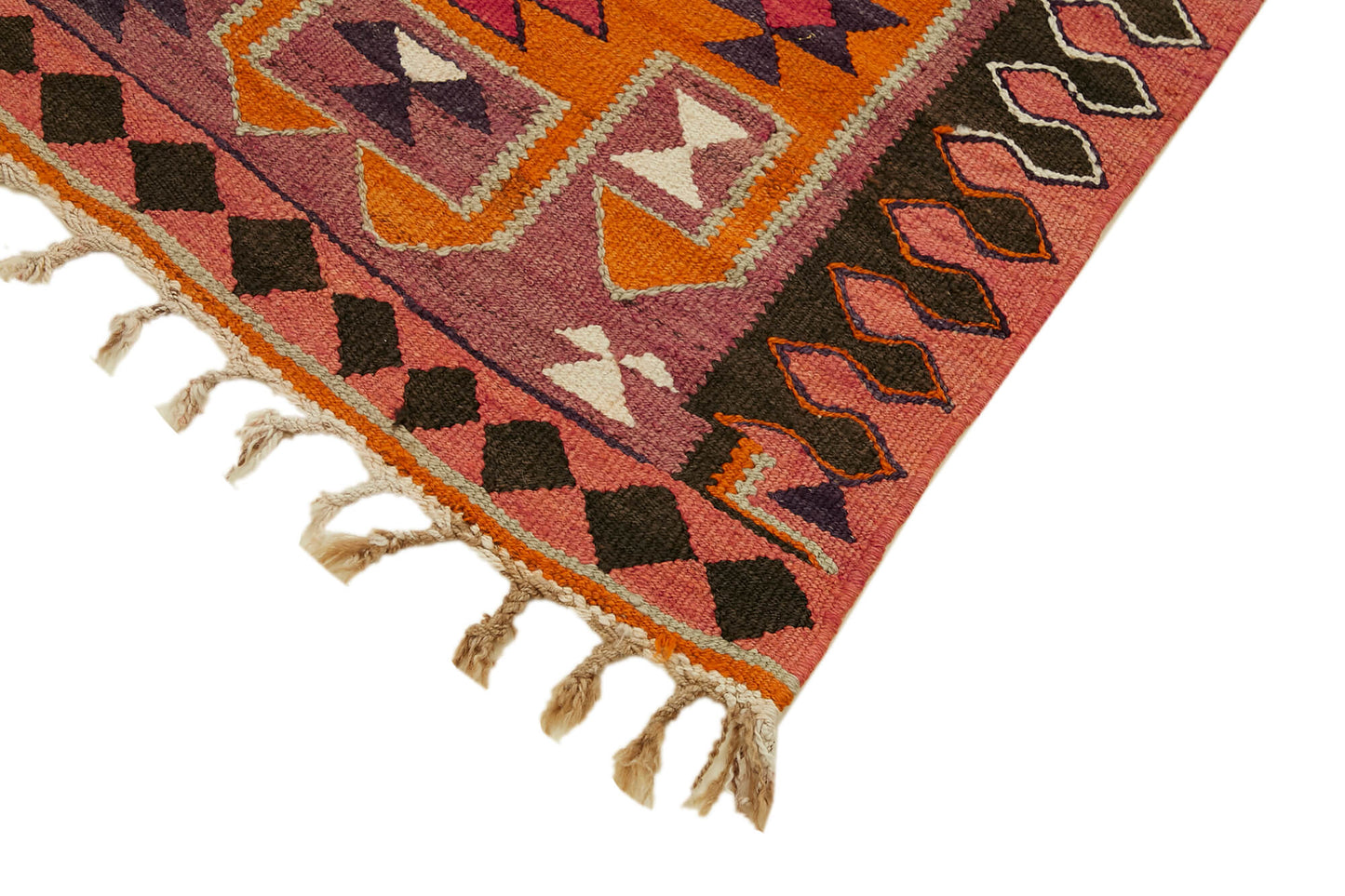 3x10 Multicolor Boho Runner Kilim Rugs - 42840