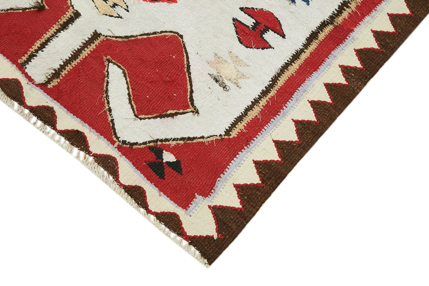 3x11 Multicolor Boho Runner Kilim Rugs - 42845