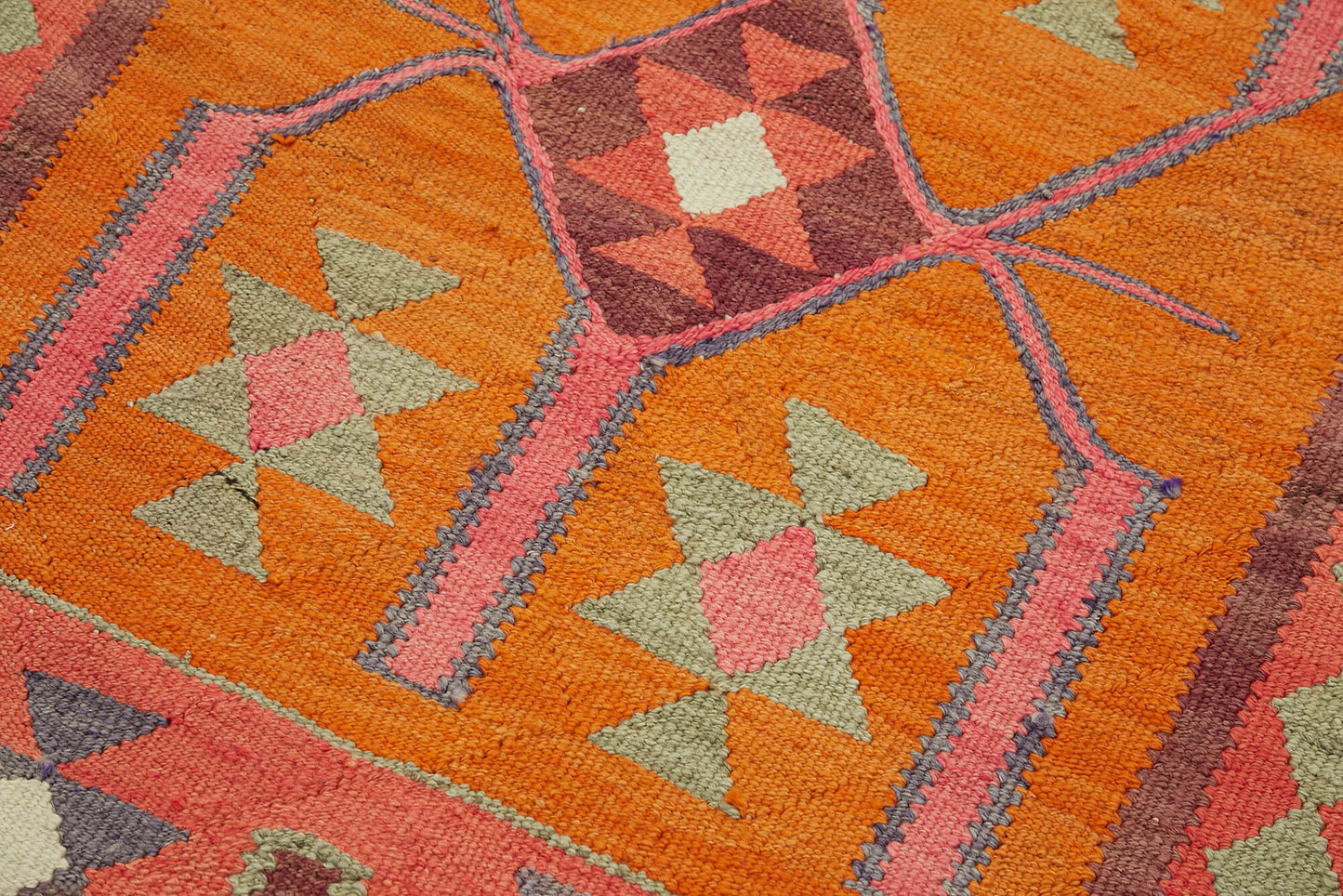 3x12 Multicolor Boho Runner Kilim Rugs - 42996