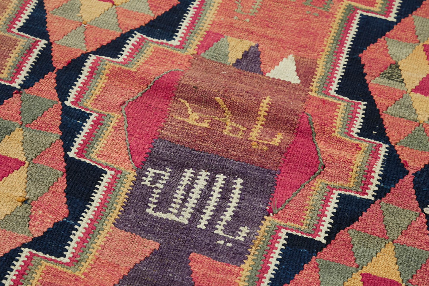 3x9 Multicolor Boho Runner Kilim Rugs - 43034