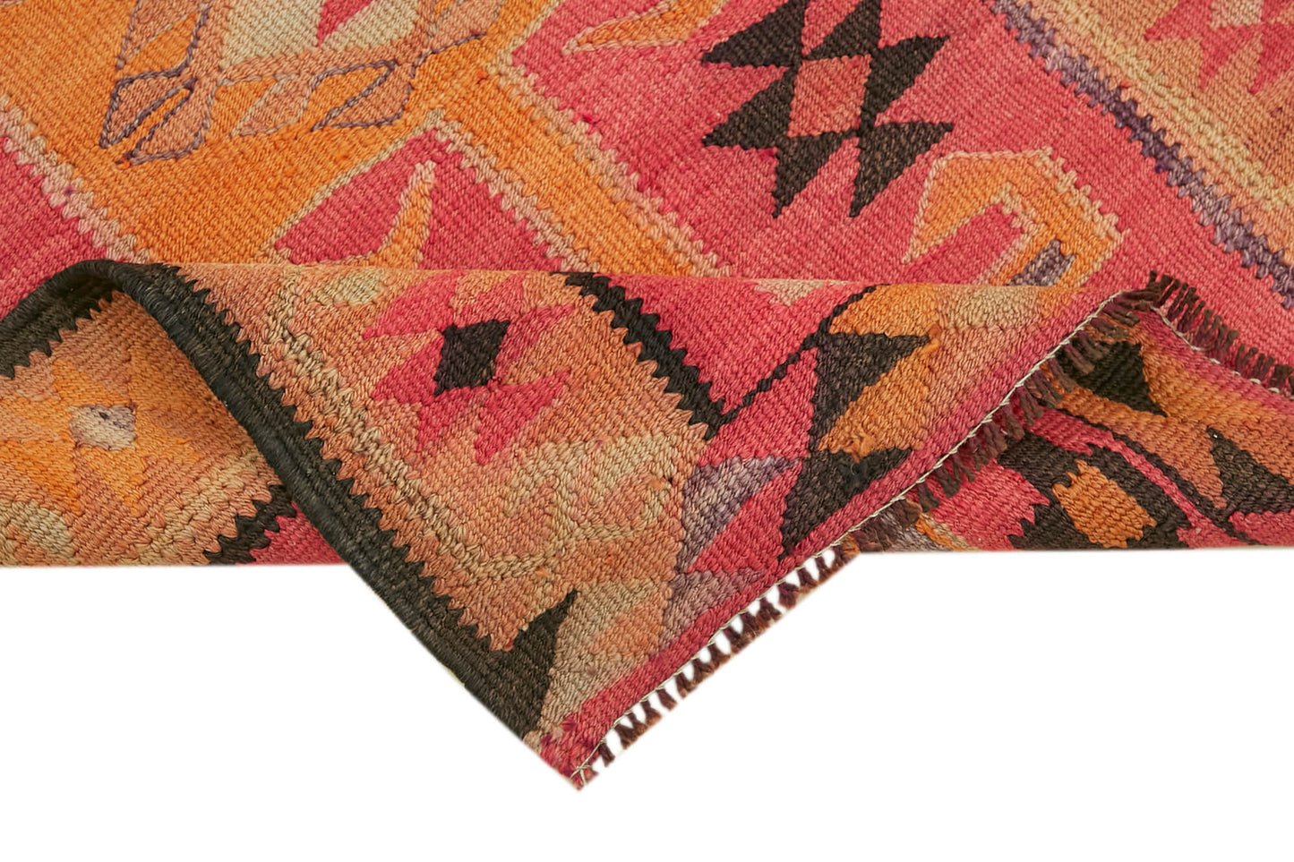 3x10 Multicolor Boho Runner Kilim Rugs - 43053