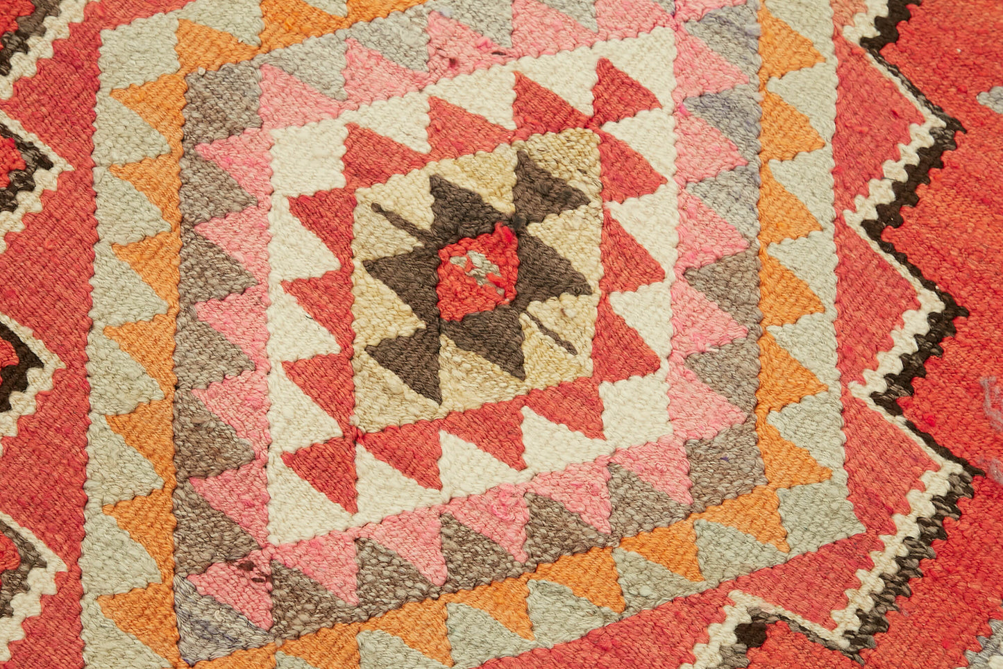 3x9 Multicolor Boho Runner Kilim Rugs - 43059