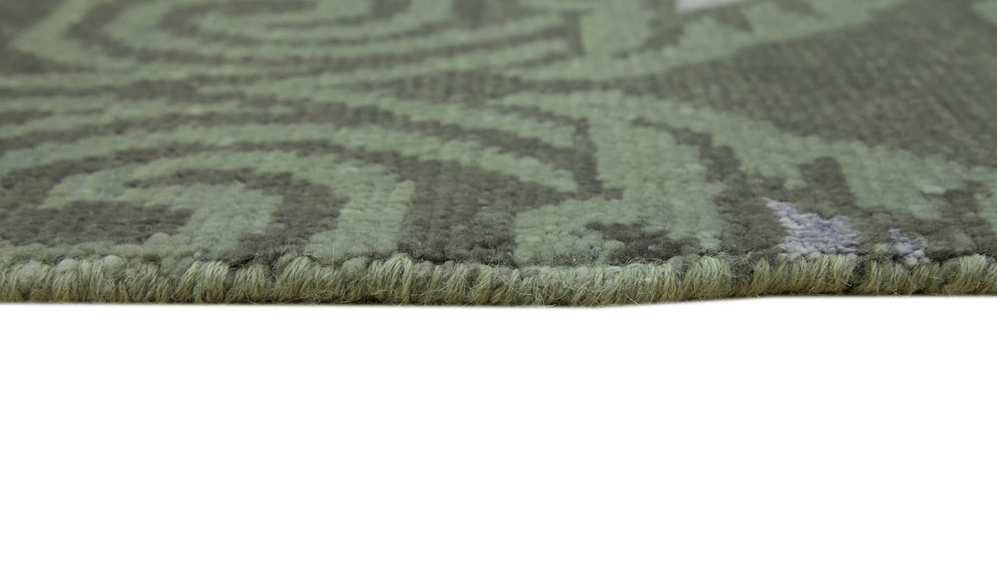 8x10 Green Oushak Rug - 43094