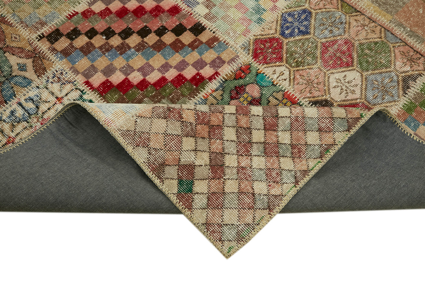 8x10 Multicolor Patchwork Rug - 43170