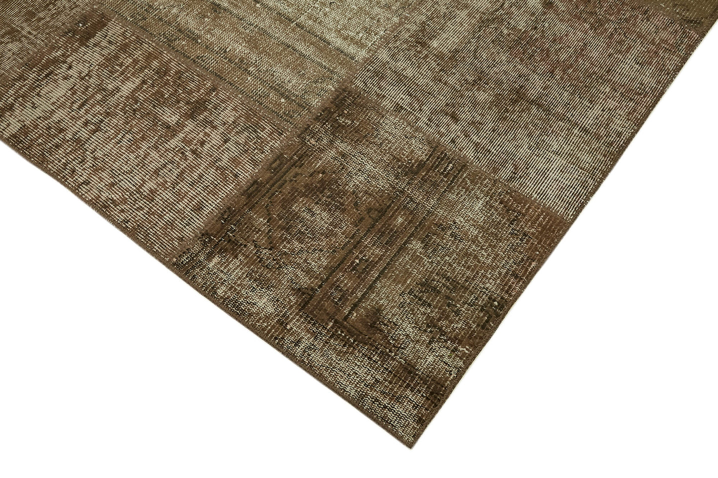 8x10 Brown Patchwork Rug - 43179