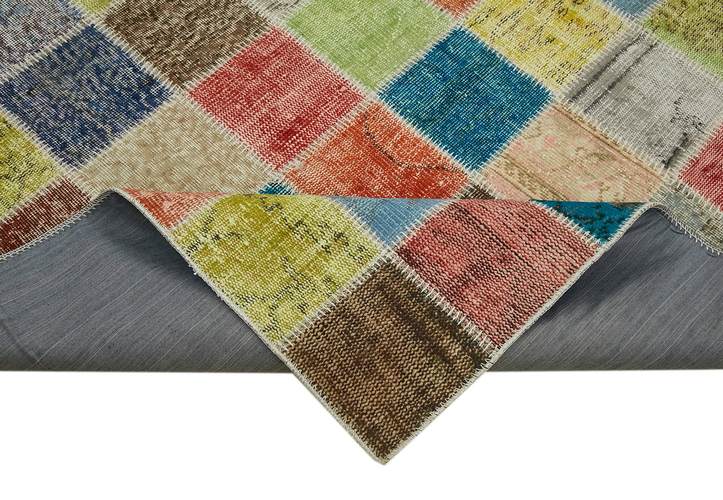 8x11 Multicolor Patchwork Rug- 43207
