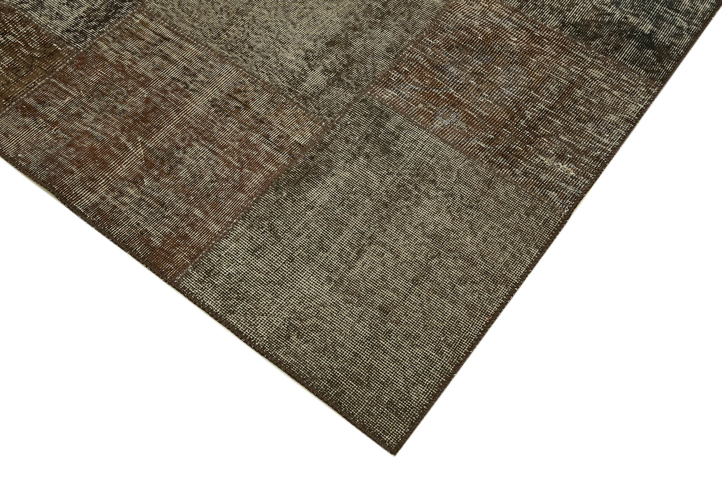 8x11 Brown Patchwork Rug- 43209