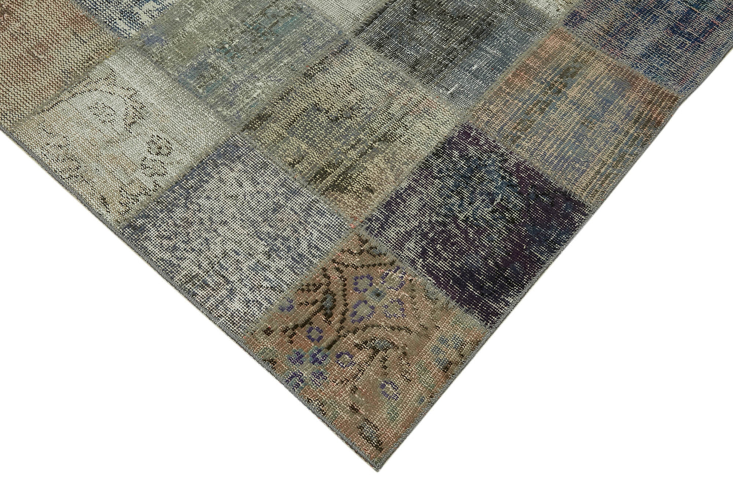 8x12 Grey Patchwork Rug- 43214