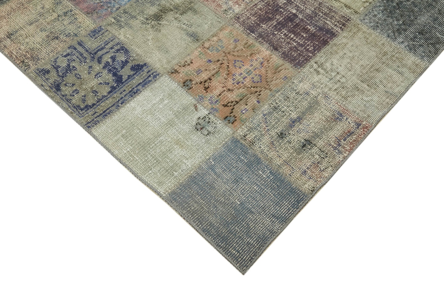 8x11 Grey Patchwork Rug- 43216