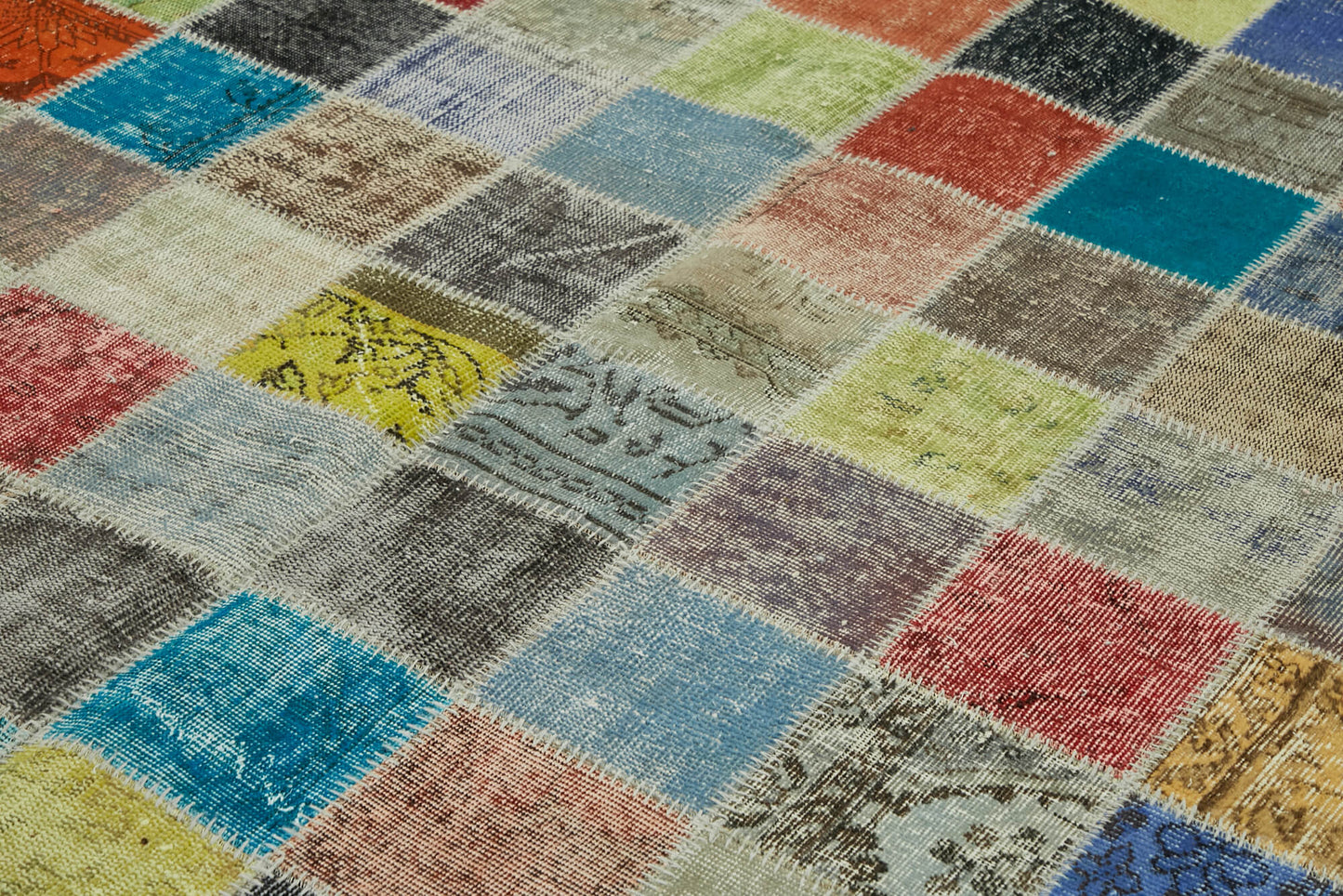 8x11 Multicolor Patchwork Rug- 43222