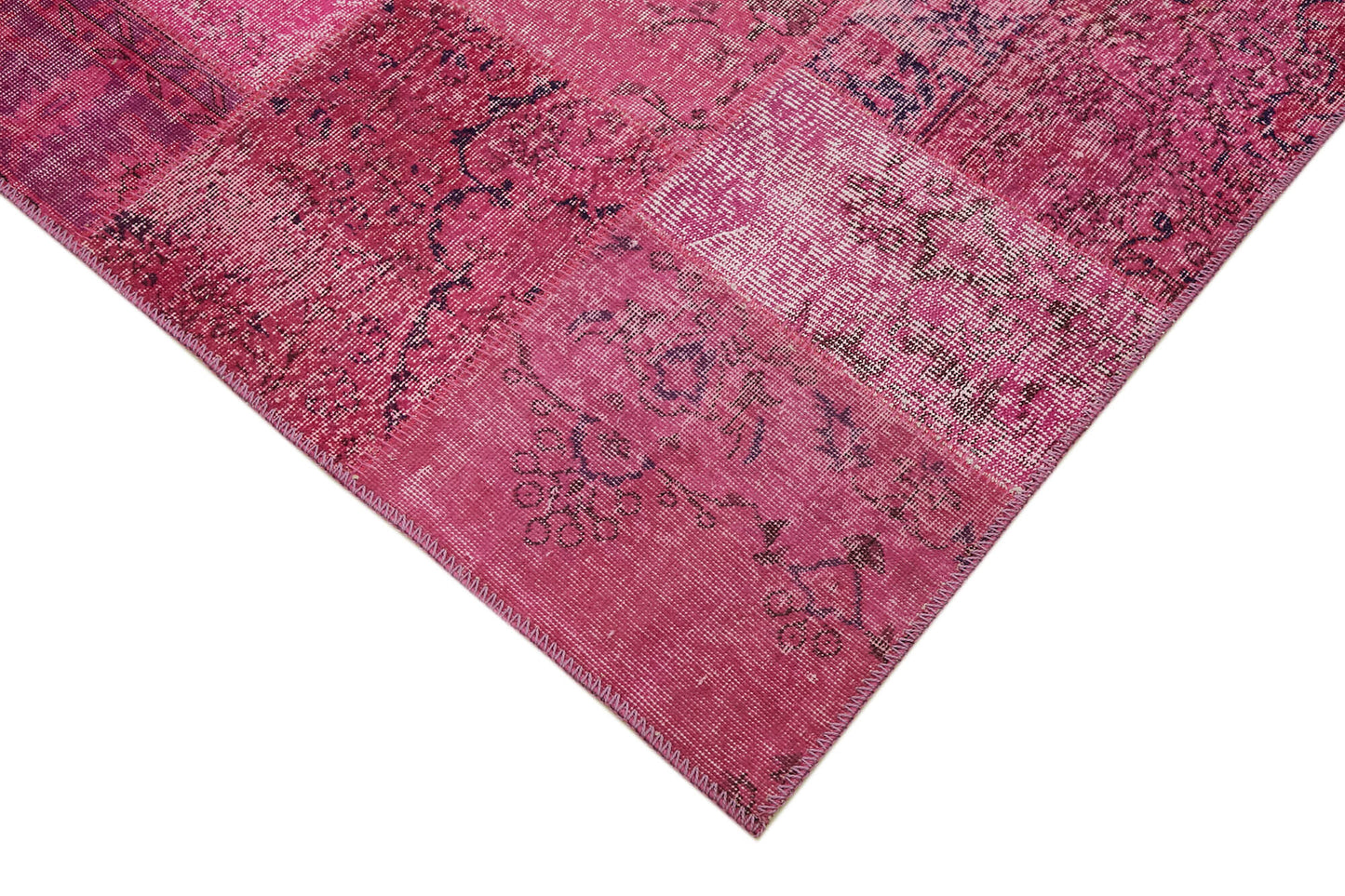 8x11 Pink Patchwork Rug- 43225