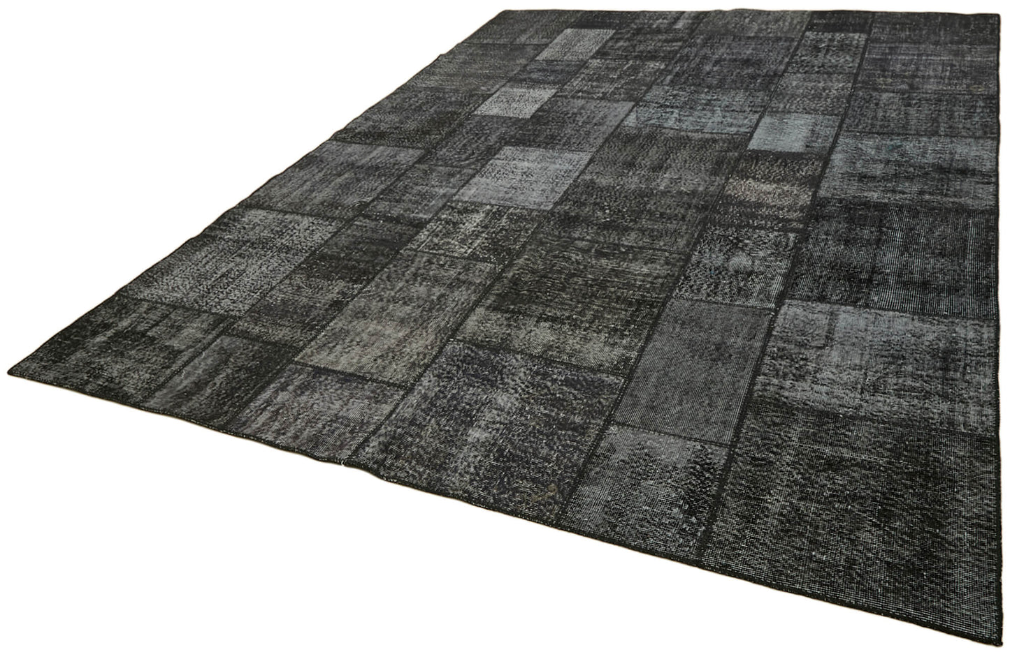 8x11 Black Patchwork Rug- 43242