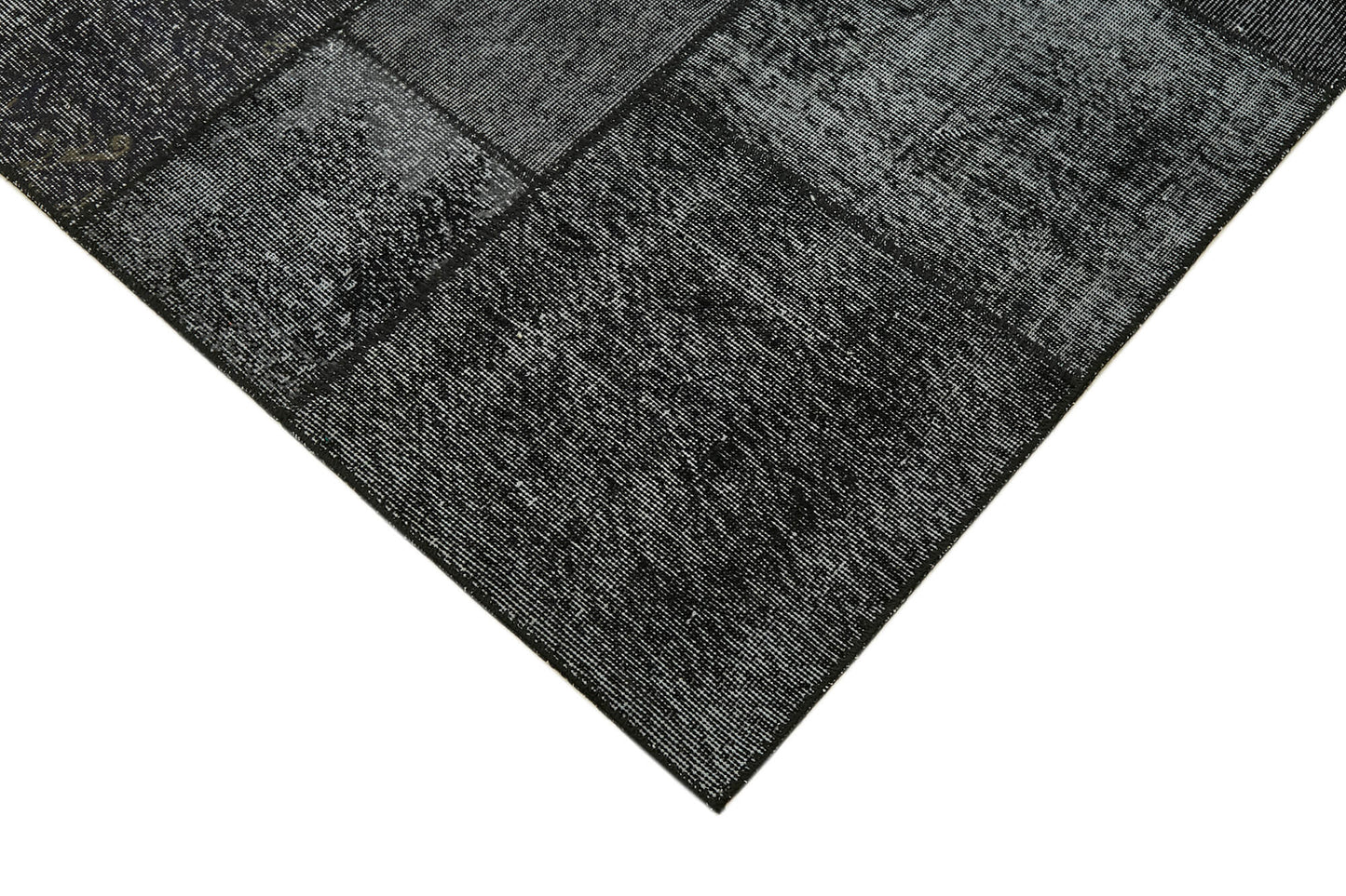 8x11 Black Patchwork Rug- 43242