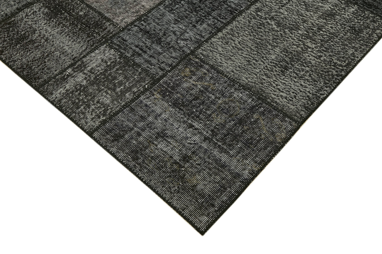 8x11 Black Patchwork Rug- 43243
