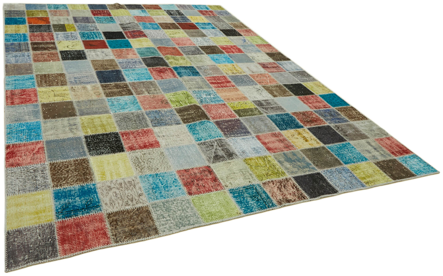 8x11 Multicolor Patchwork Rug- 43245