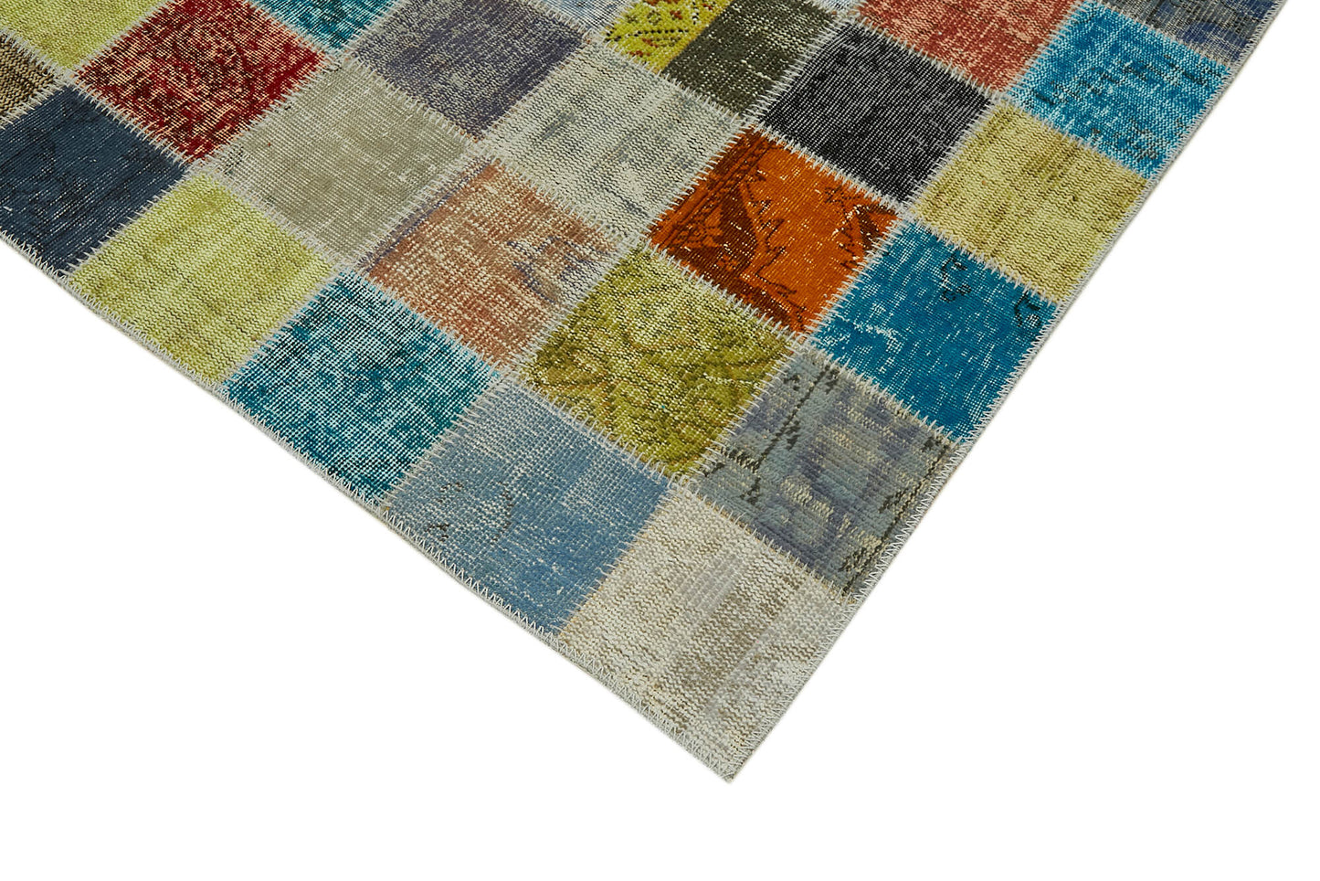 8x11 Multicolor Patchwork Rug- 43245