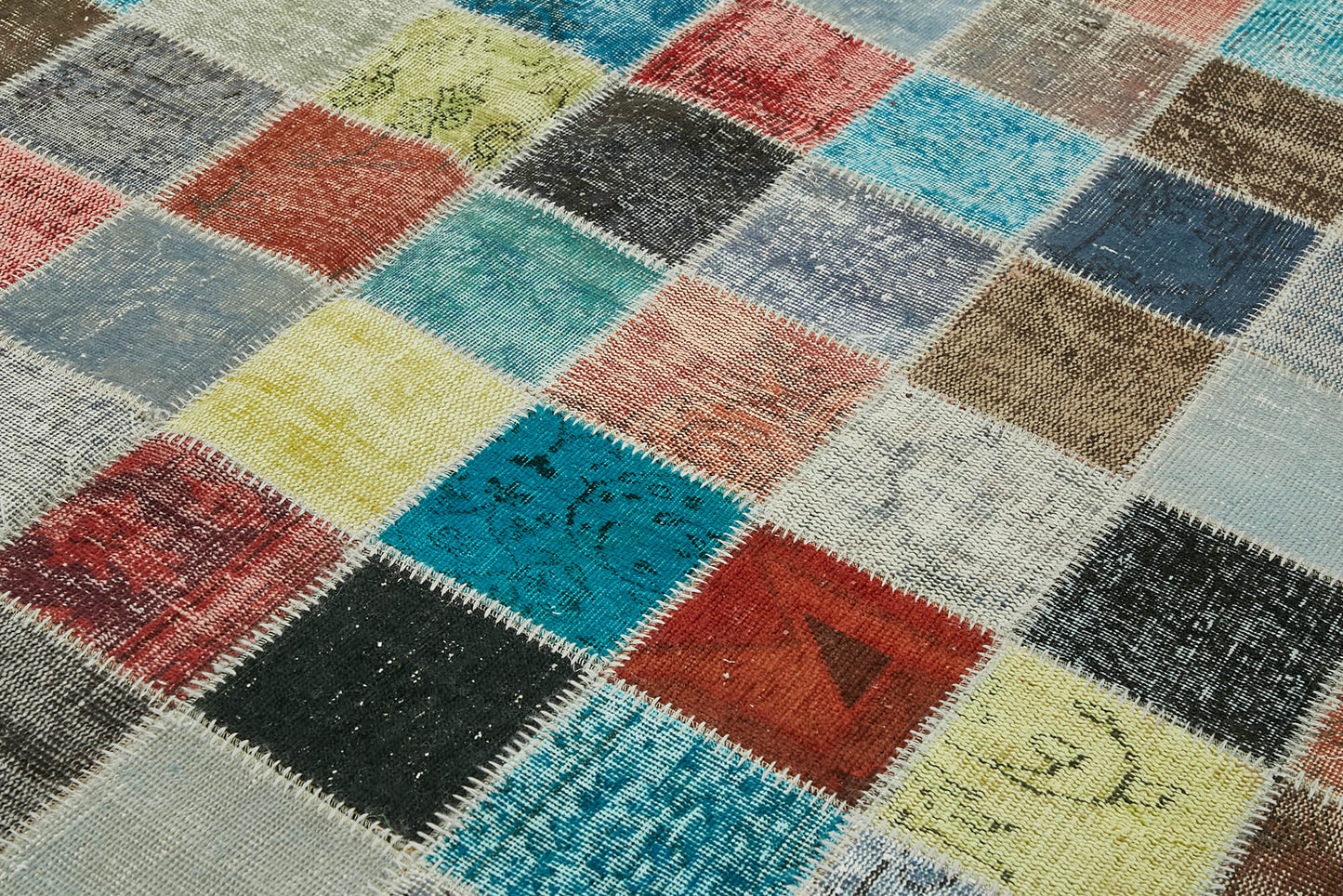 8x11 Multicolor Patchwork Rug- 43245