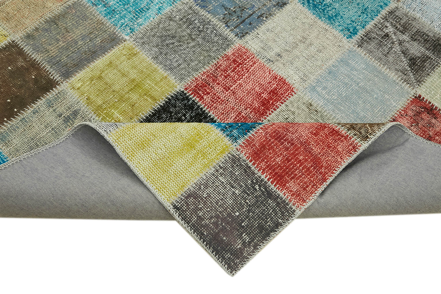 8x11 Multicolor Patchwork Rug- 43245