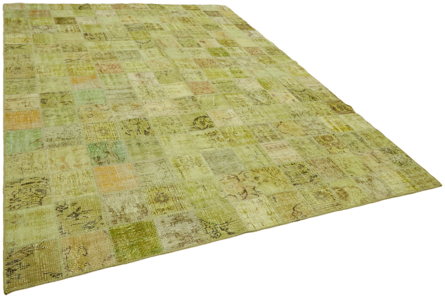 8x11 Yellow Patchwork Rug- 43248