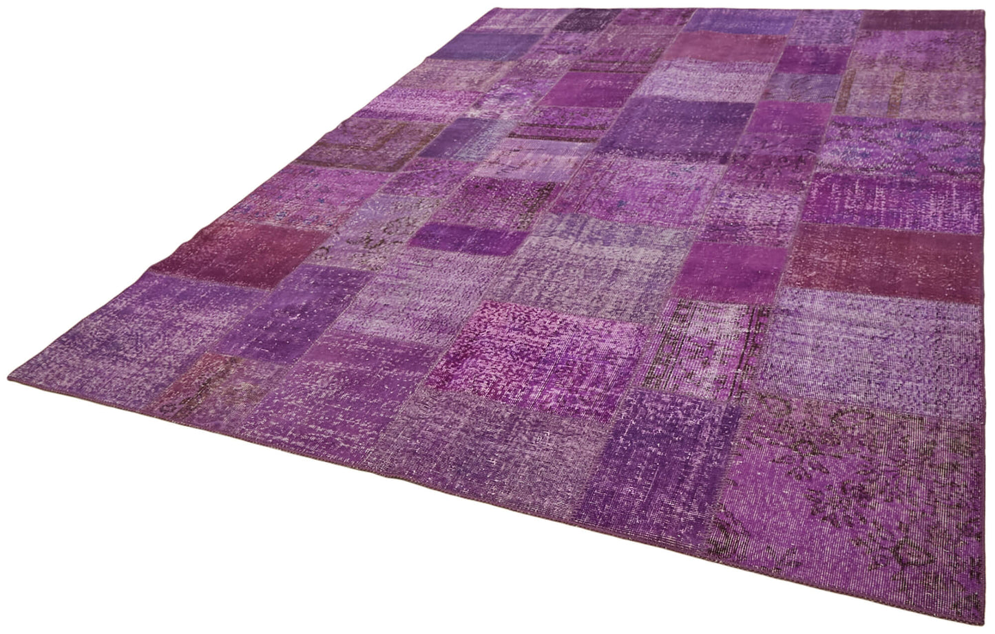 8x11 Purple Patchwork Rug- 43255