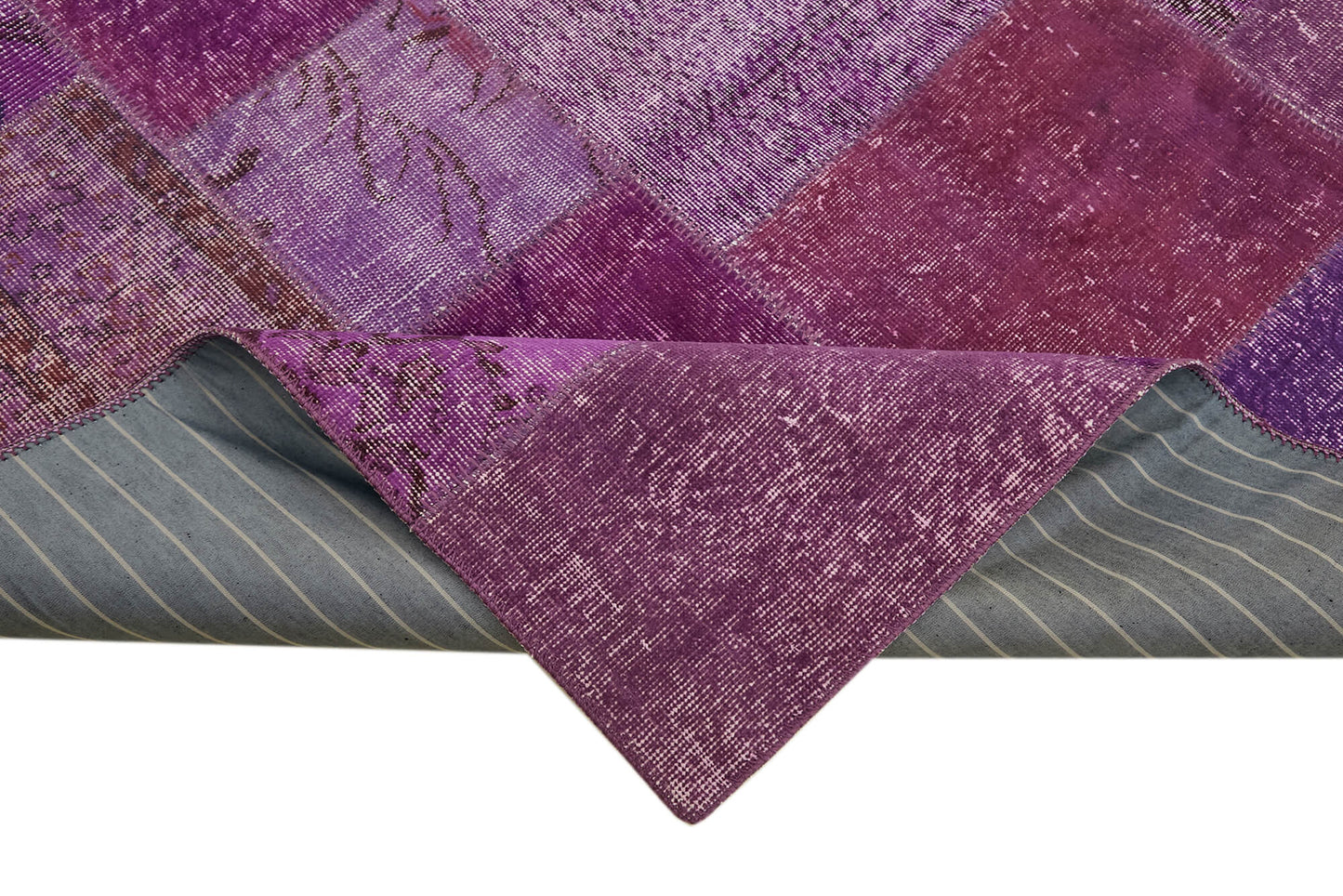 8x11 Purple Patchwork Rug- 43255