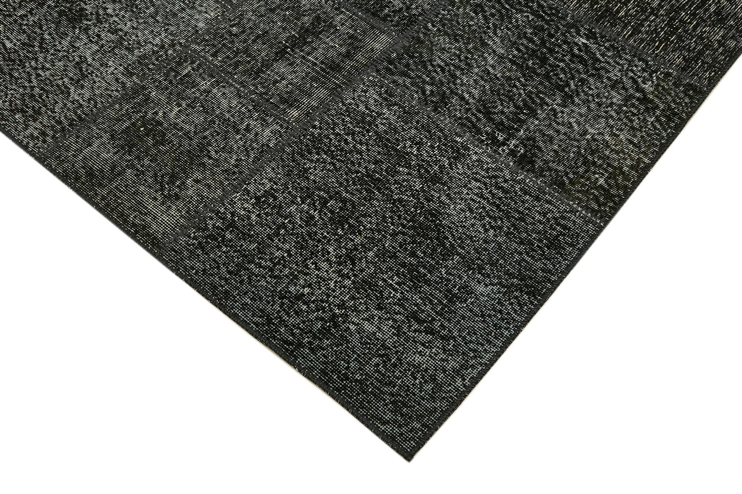 8x11 Black Patchwork Rug- 43257