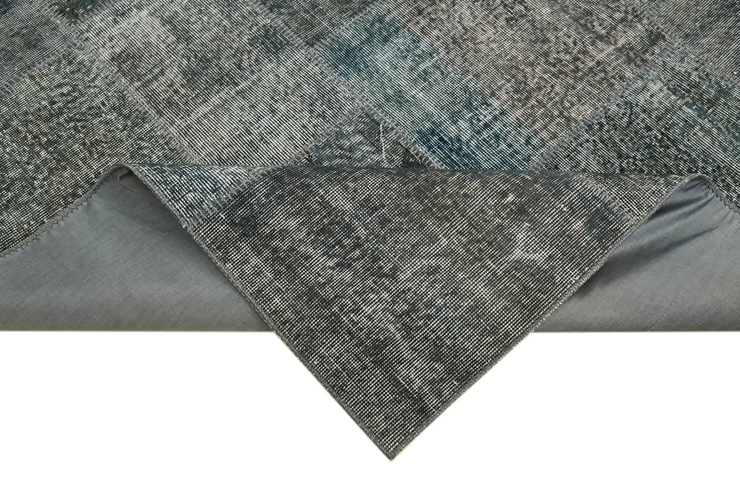 8x11 Grey Patchwork Rug- 43258