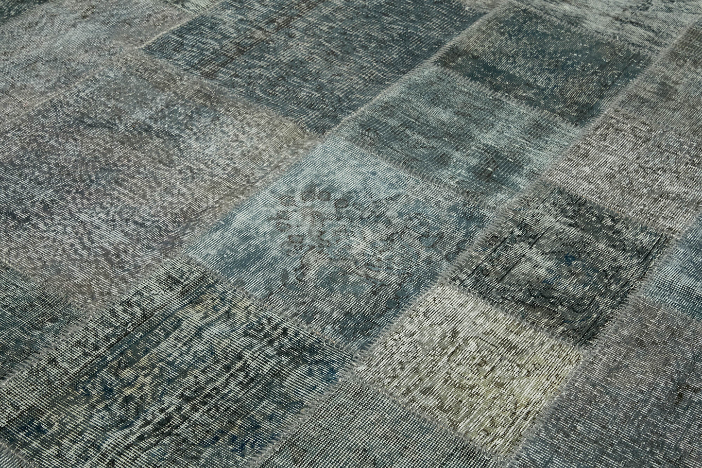 8x11 Grey Patchwork Rug- 43259