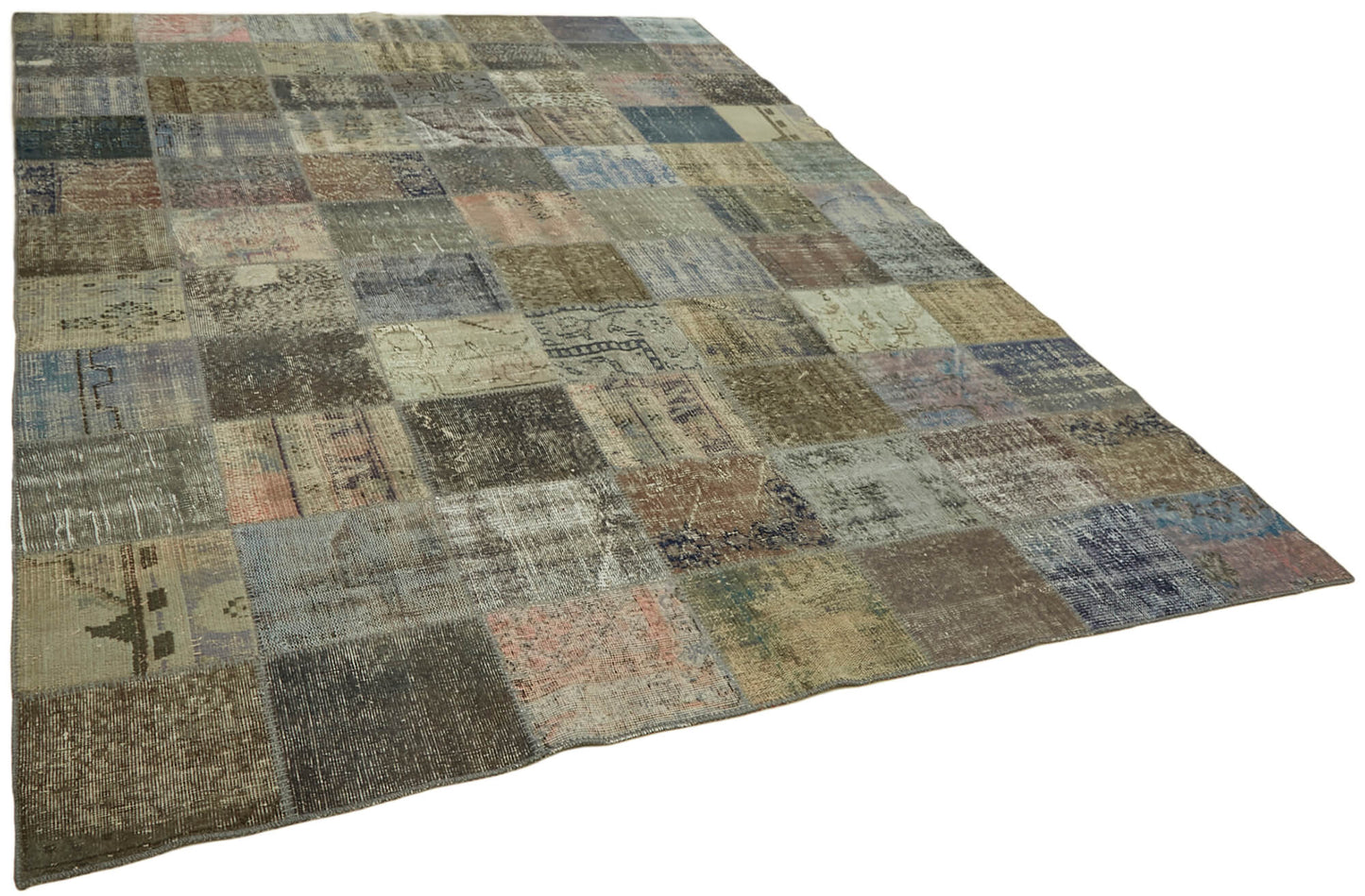 8x11 Grey Patchwork Rug- 43263