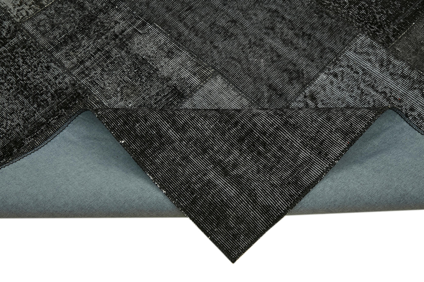 8x11 Black Patchwork Rug- 43270