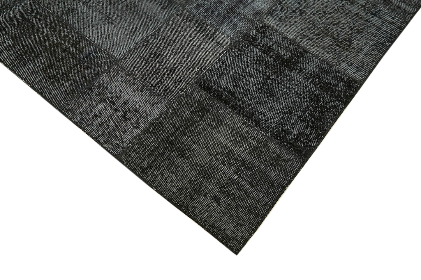 8x11 Black Patchwork Rug- 43271