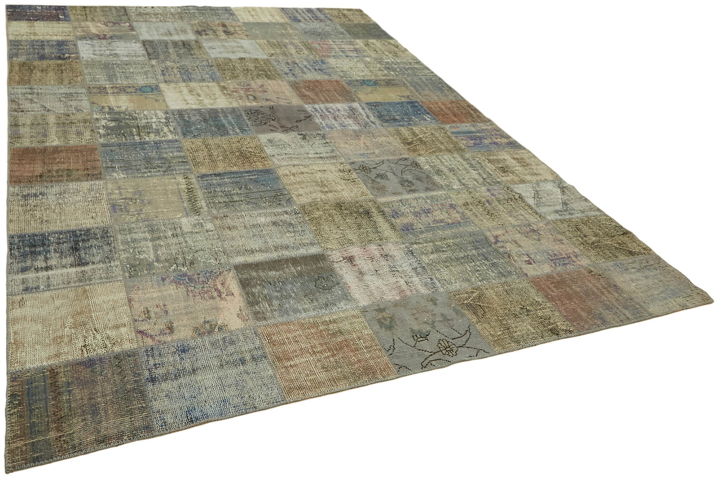 8x11 Grey Patchwork Rug- 43275