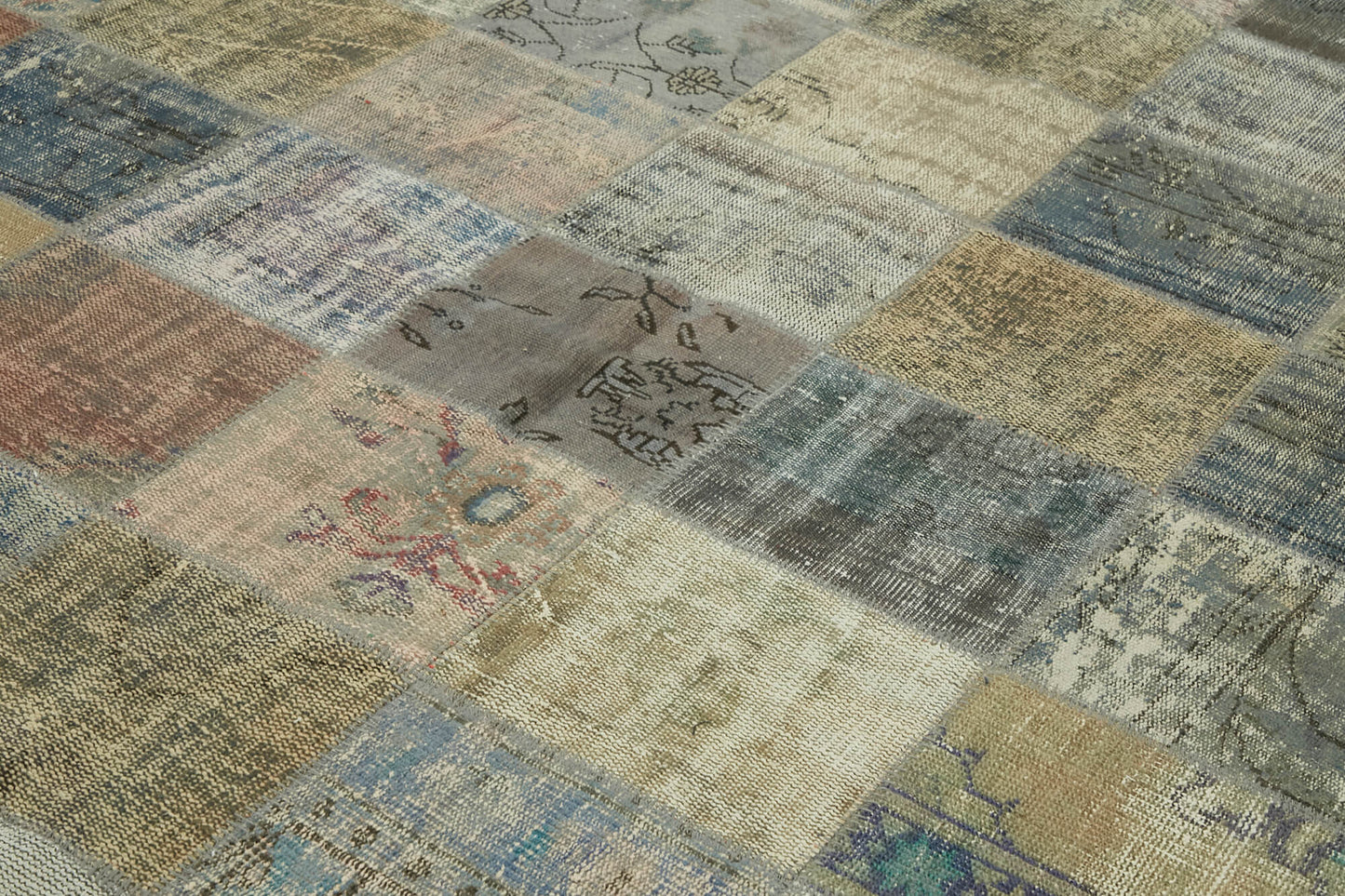 8x11 Grey Patchwork Rug- 43275