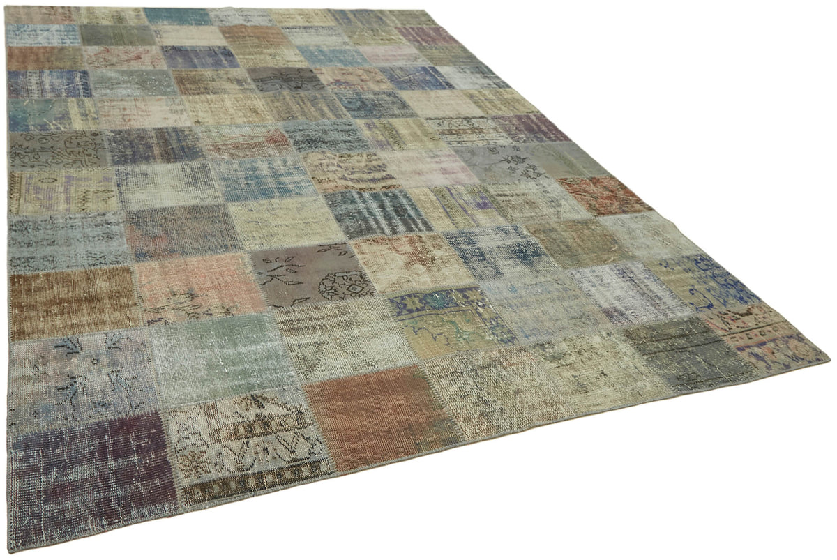 8x11 Grey Patchwork Rug- 43277