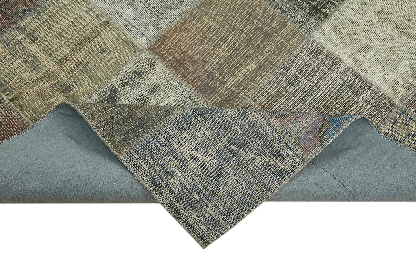 8x11 Grey Patchwork Rug- 43279