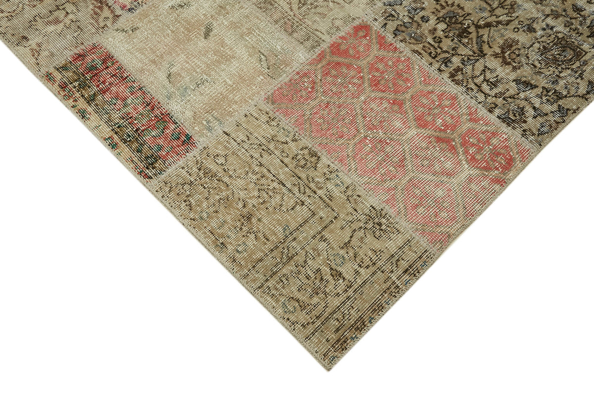 10x13 Beige Patchwork Rug - 43289