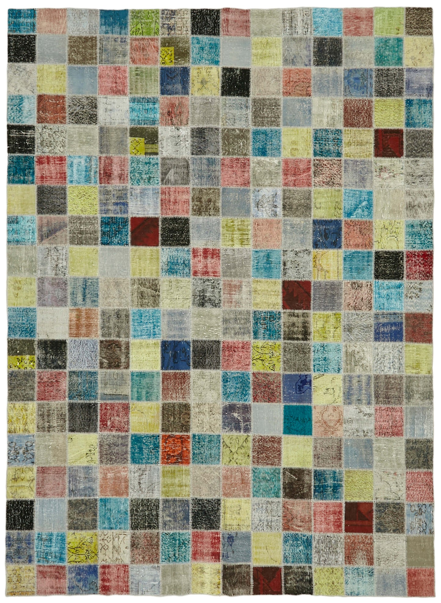10x13 Multicolor Patchwork Rug - 43291
