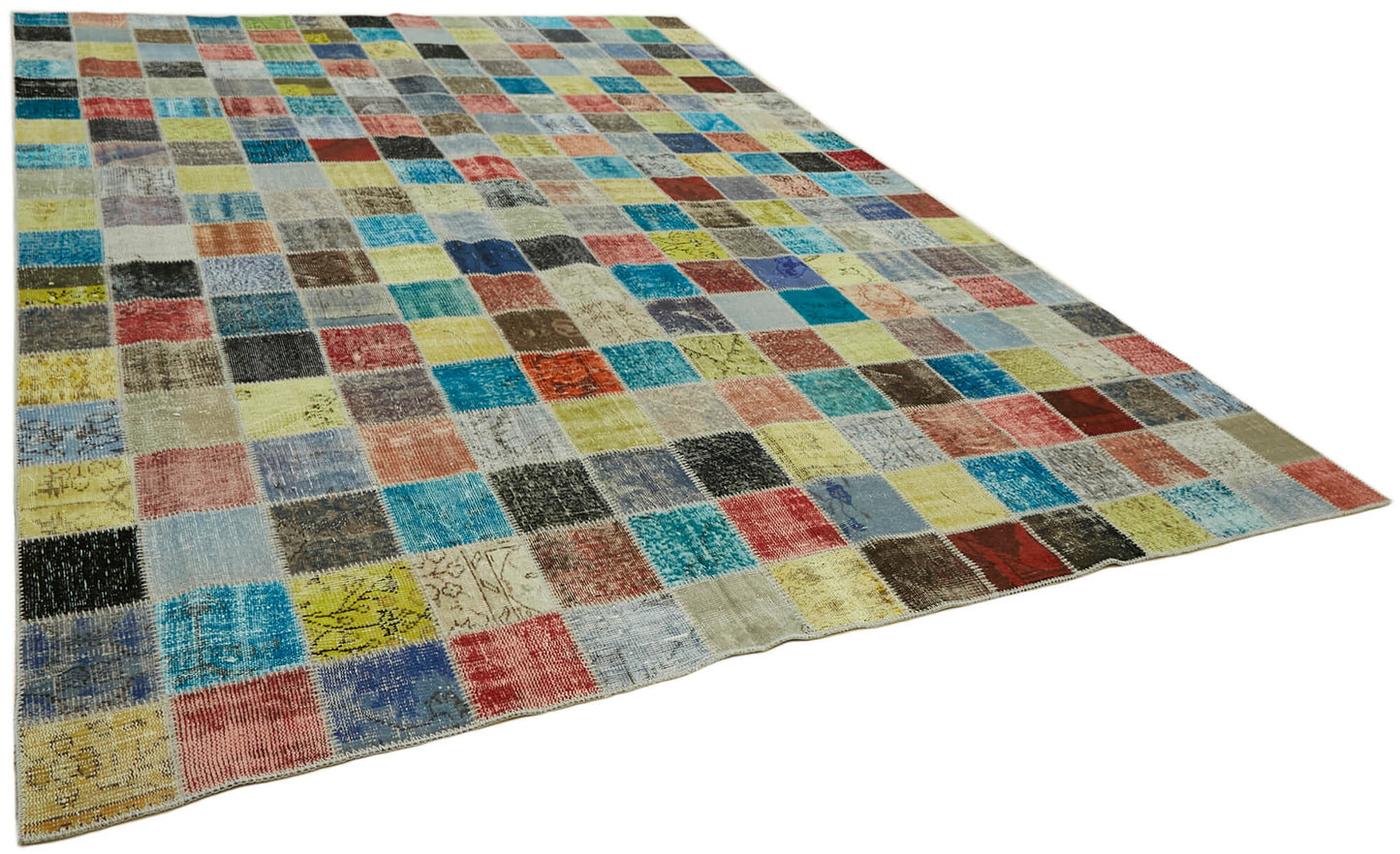 10x13 Multicolor Patchwork Rug - 43291
