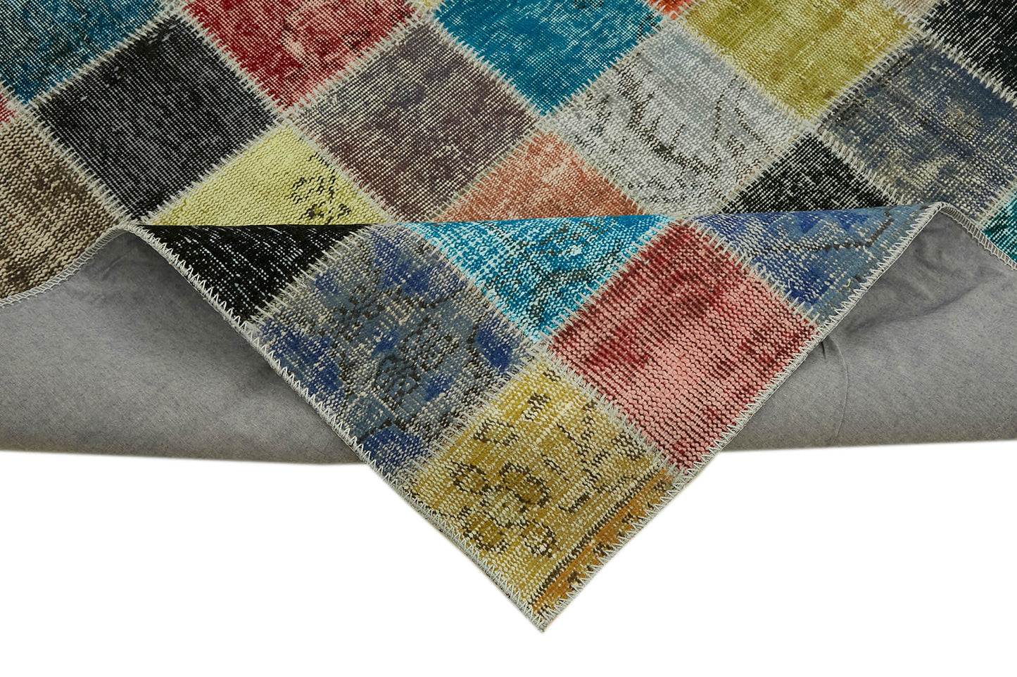 10x13 Multicolor Patchwork Rug - 43291