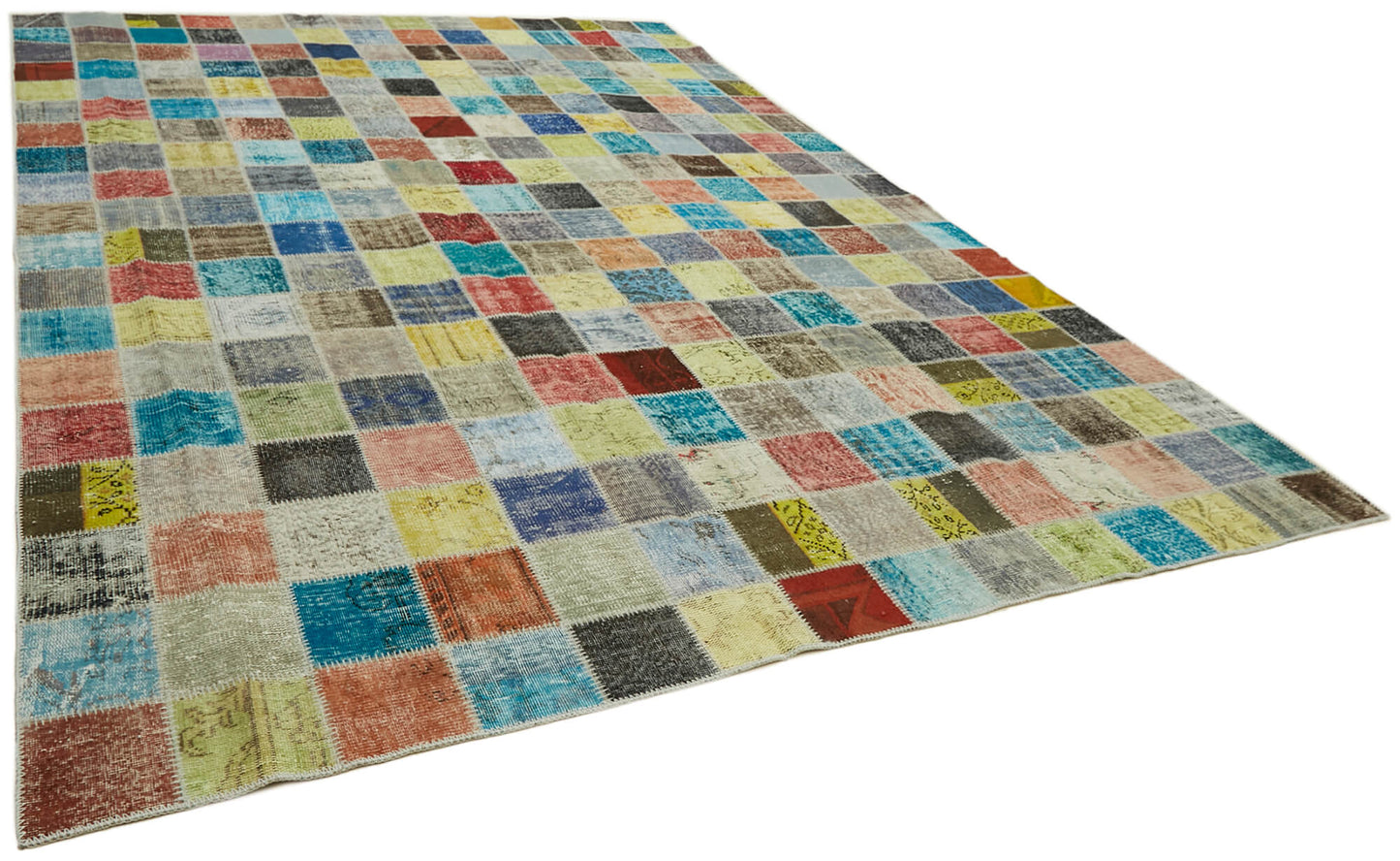 10x13 Multicolor Patchwork Rug - 43292