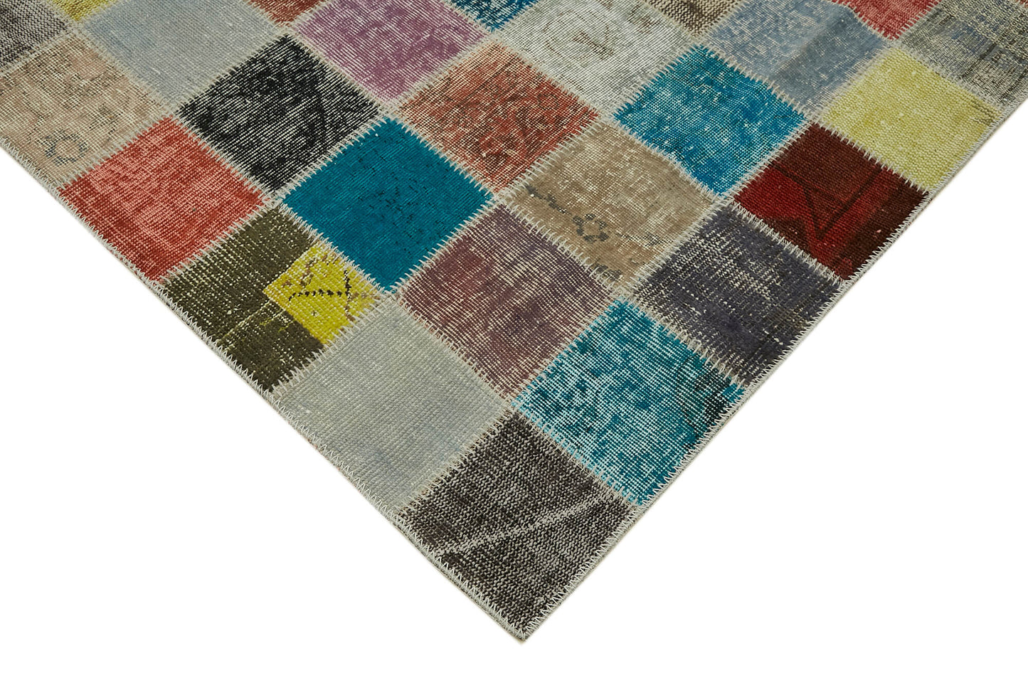 10x13 Multicolor Patchwork Rug - 43292