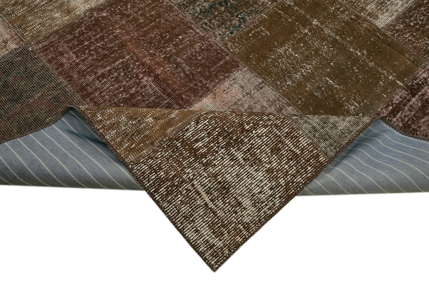 10x13 Brown Patchwork Rug - 43296