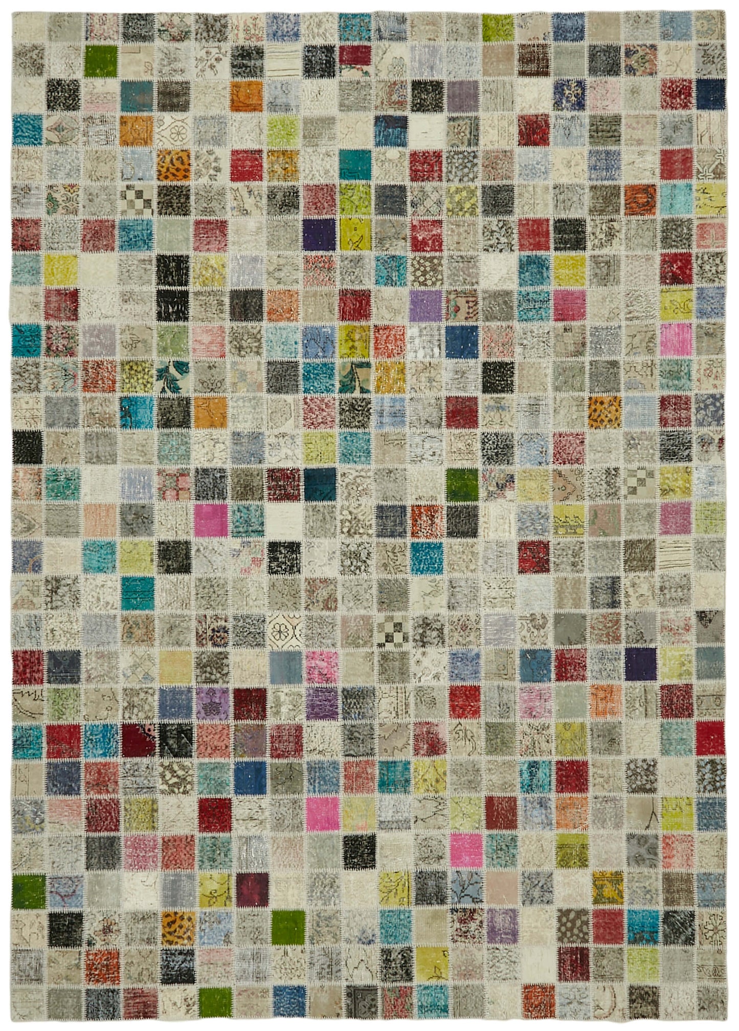 10x13 Multicolor Patchwork Rug - 43298