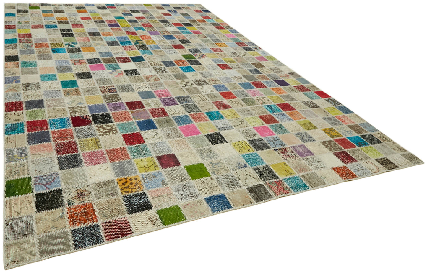 10x13 Multicolor Patchwork Rug - 43298