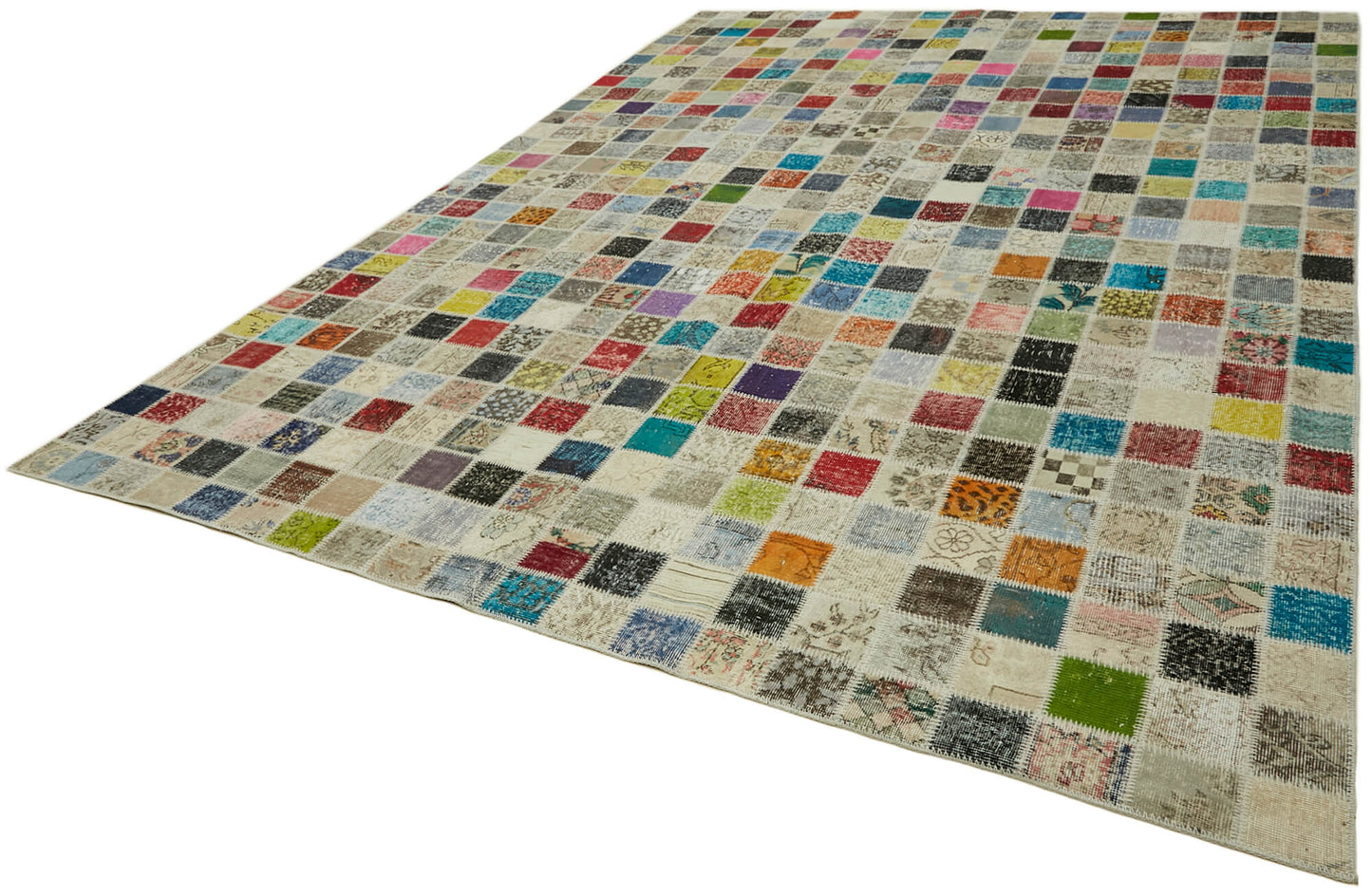 10x13 Multicolor Patchwork Rug - 43298