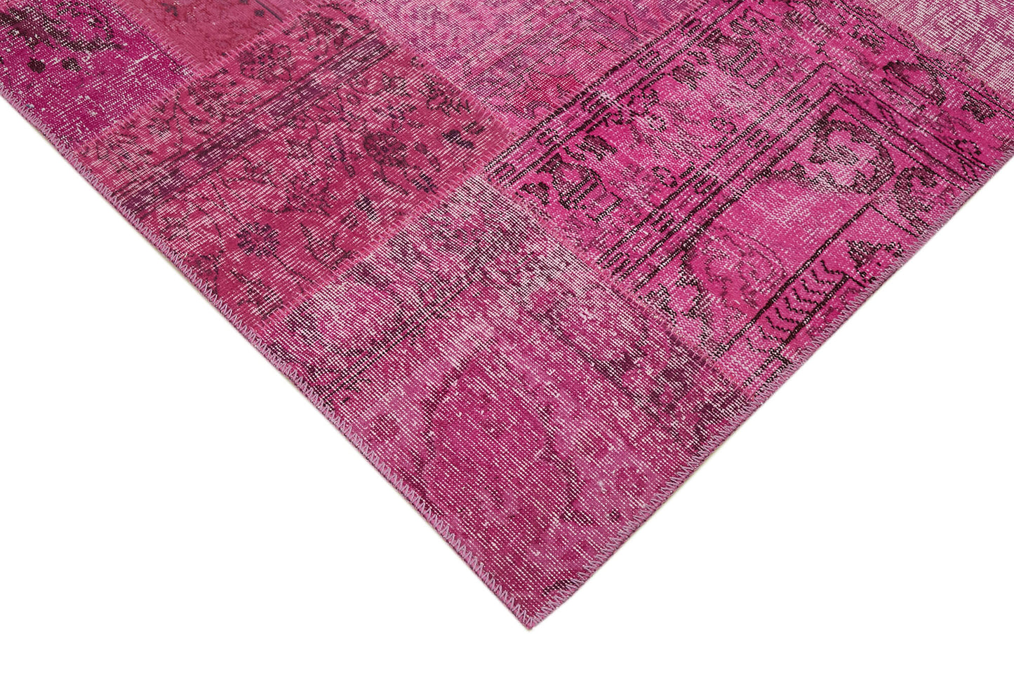 10x13 Pink Patchwork Rug - 43303